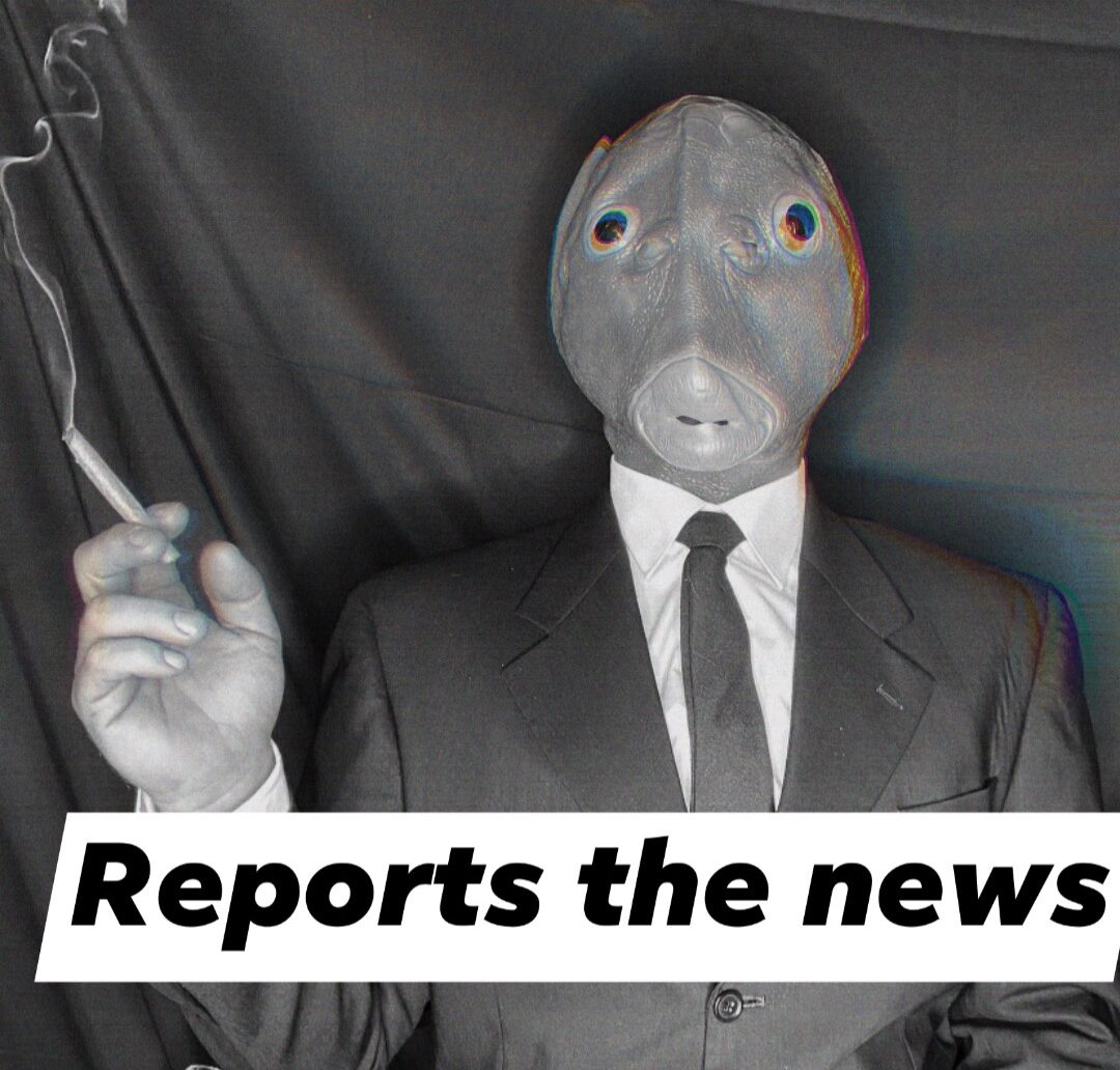 reports the news
