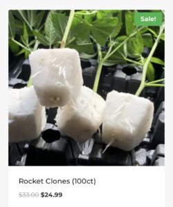 rocket foam organic growing substrate