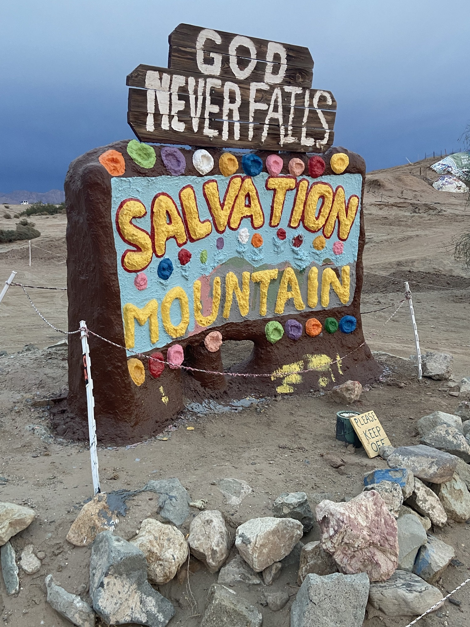 Salvation Mountain USA Niland California Slab City