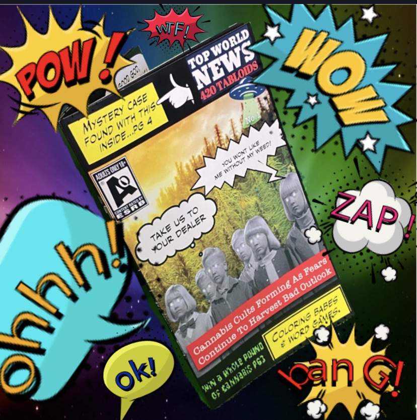 Advertise in TOP WORLD NEWS 420 Tabloids comic book